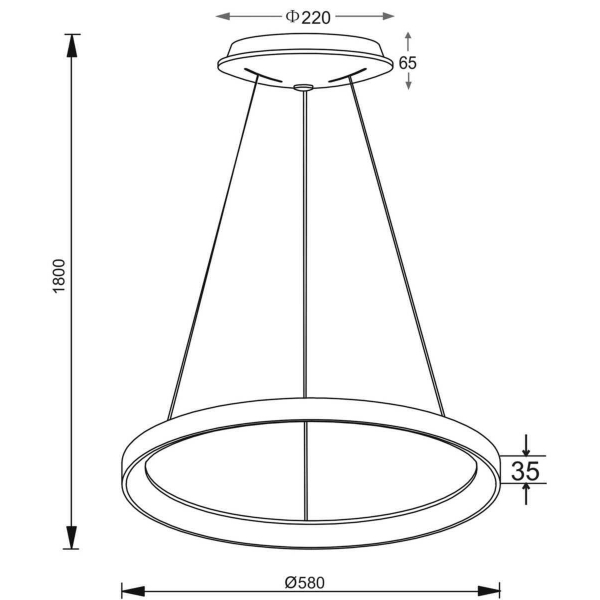 Подвесной светодиодный светильник Deko-Light Merope 342195