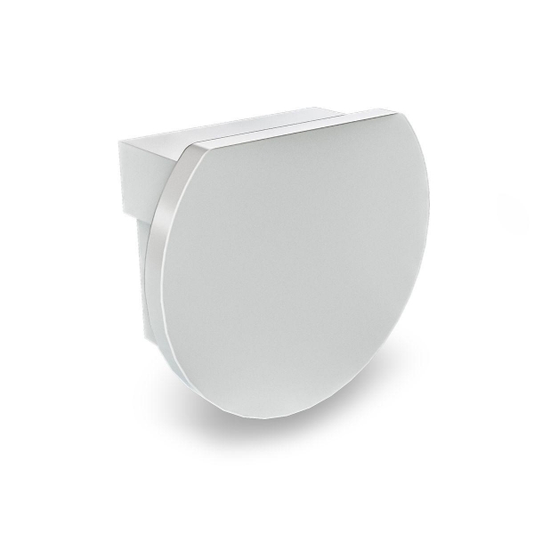 Профиль круглый универсальный с рассеивателем серебро 2м. Apeyron 08-18