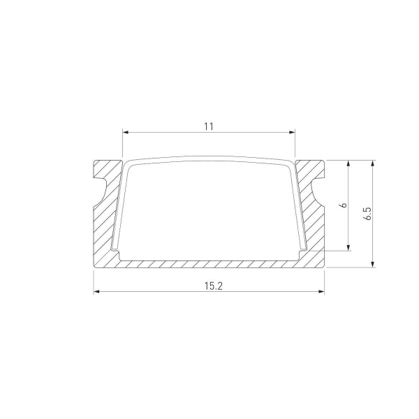 Профиль алюминиевый с рассеивателем Elektrostandard LL-2-ALP006 a053620