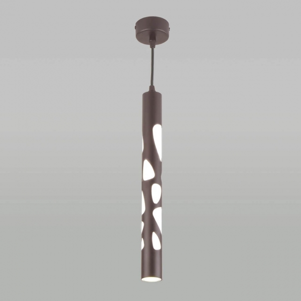 Подвесной светодиодный светильник Elektrostandard DLR037 12W 4200K кофейный a044558