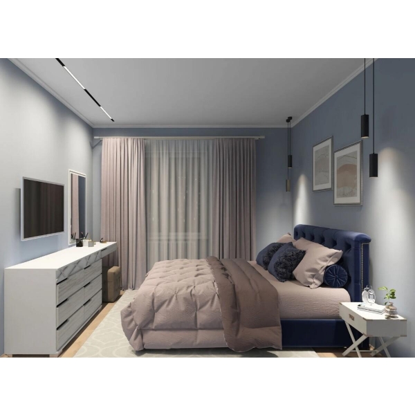 Трековый светодиодный светильник Denkirs Smart Linear DK8005-BK