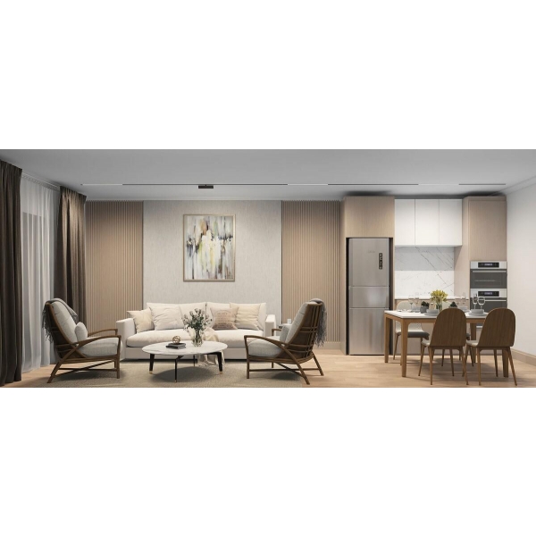 Трековый светодиодный светильник Denkirs Smart Linear DK8005-BK