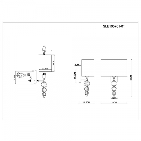 Бра Evoluce Ramer SLE105701-01