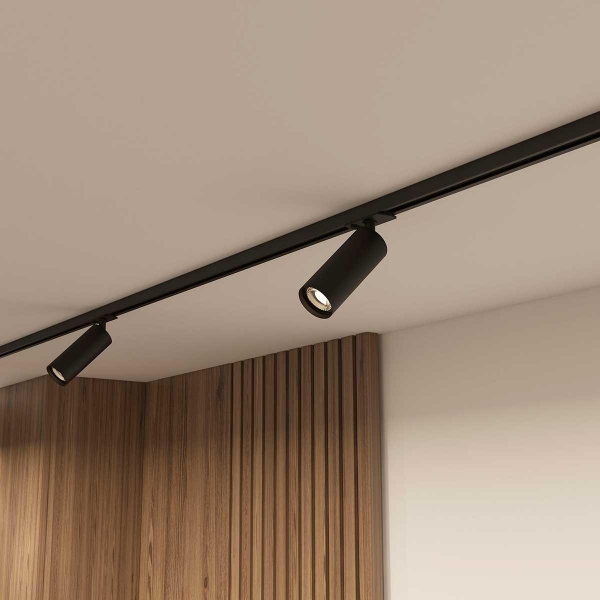 Трековый светильник Denkirs Solid Tube DK6202-BK