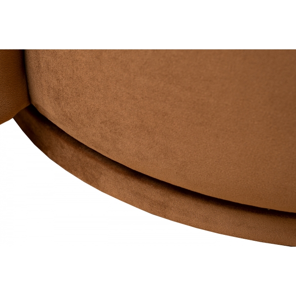 Кресло Verona Basic вращающееся велюр коричн. Colt004-KOR 70*77*80см