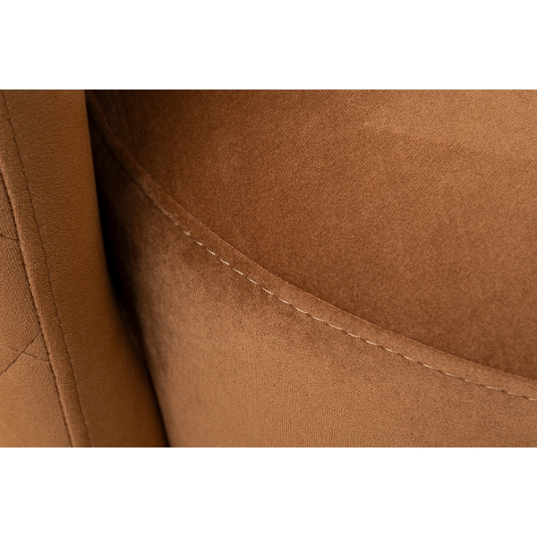 Кресло Verona Basic вращающееся велюр коричн. Colt004-KOR 70*77*80см