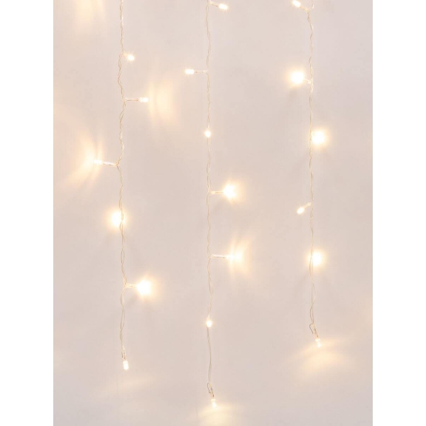 Светодиодная гирлянда Uniel бахрома 230V теплый белый ULD-B3010-200/DTA WarmWhite IP20 UL-00003678