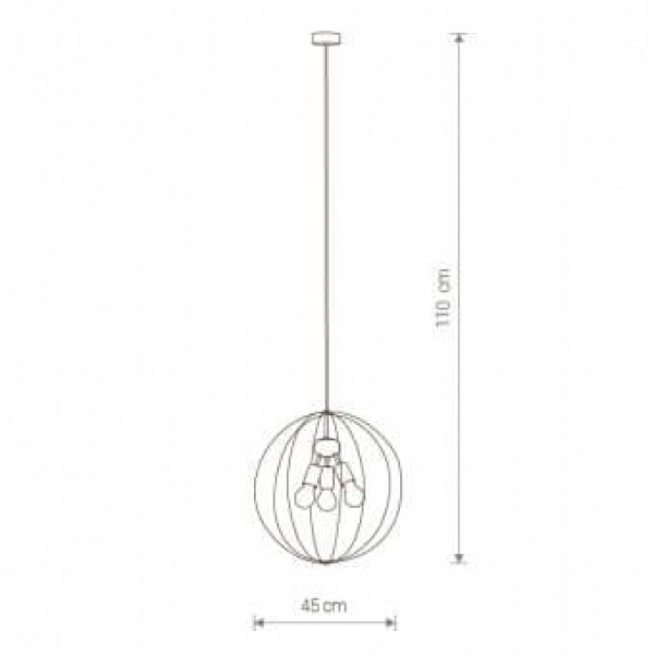 Подвесная люстра Nowodvorski Bullet 9061