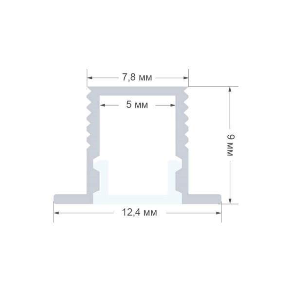 Профиль встраиваемый Apeyron 08-39