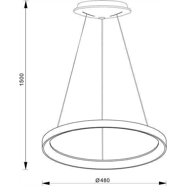 Подвесной светодиодный светильник Deko-Light Merope 342154