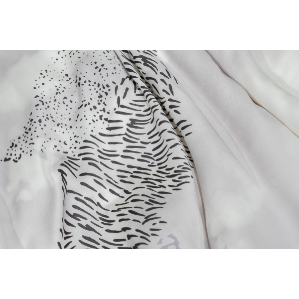 144HF-10301 Пододеяльник Нувола принт тенсель серый 220*200