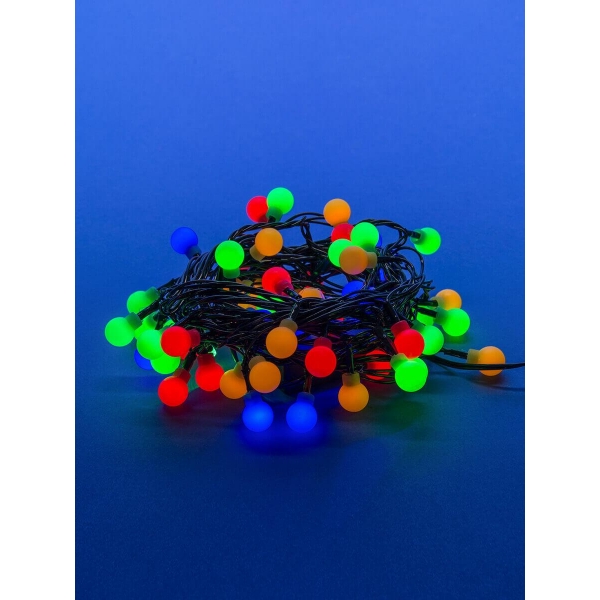 Светодиодная гирлянда Uniel Шарики 220V разноцветный ULD-S0540-060/DGA MULTI IP20 COLORBALLS 07928