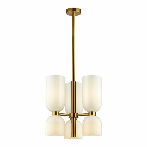 Подвесная люстра Odeon Light Midcent Orinoco 4798/6