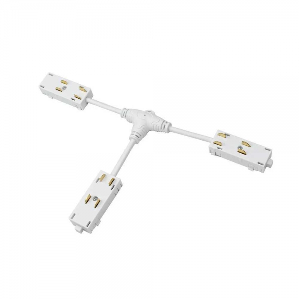 Коннектор Т-образный гибкий Denkirs Smart Hide TR2115-WH