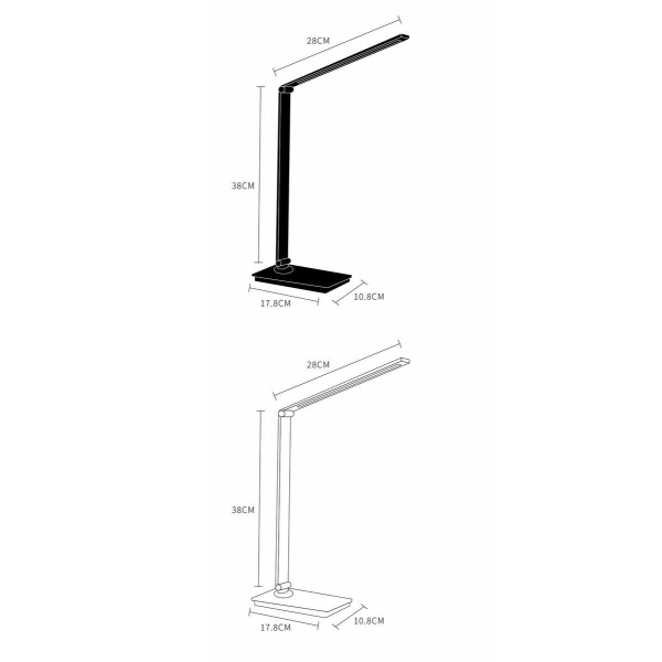 Настольная лампа Arte Lamp Edward A5126LT-1BK