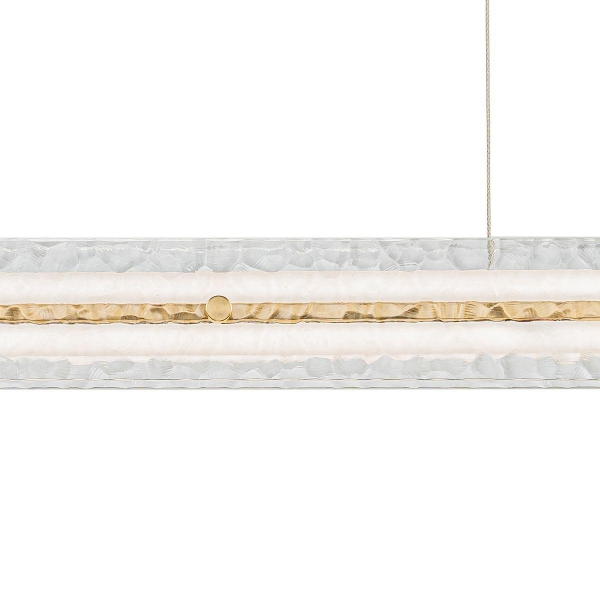 Подвесной светодиодный светильник Indigo Dualita 14018/1PL Brass V000088L