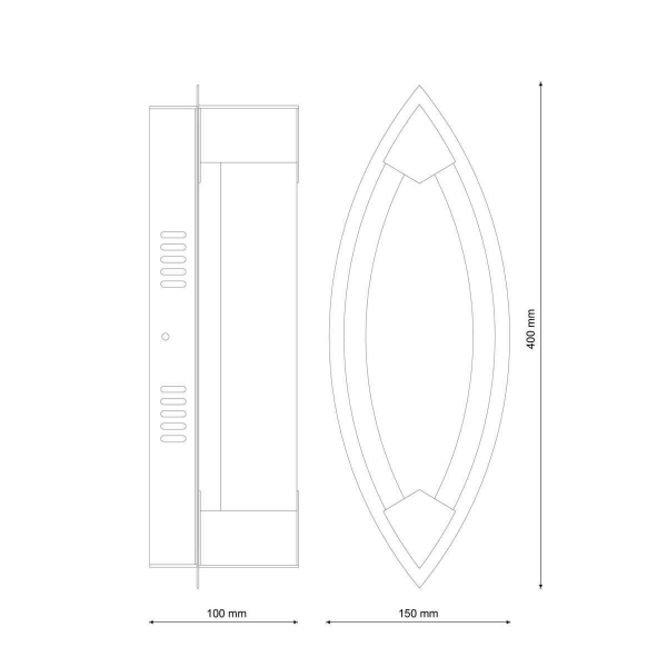 Настенный светильник Lucia Tucci Modena W172.1 Large LED400