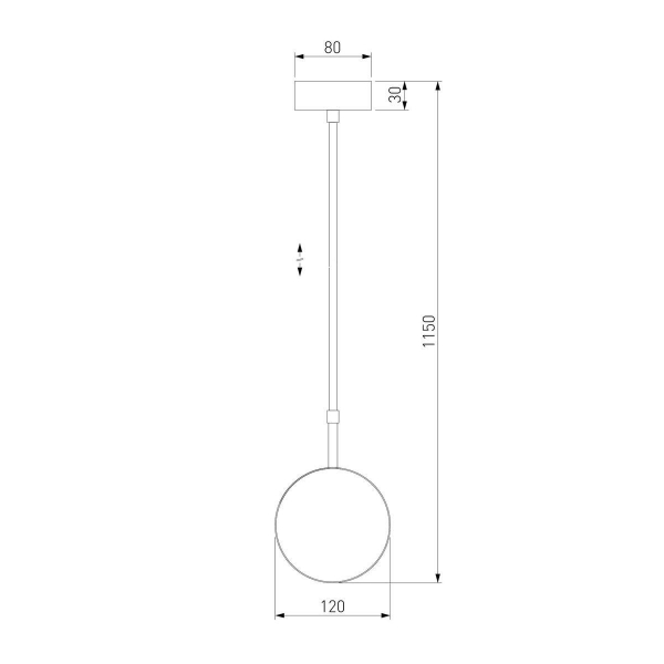 Подвесной светильник Elektrostandard Grollo 50120/1 белый 4690389187155