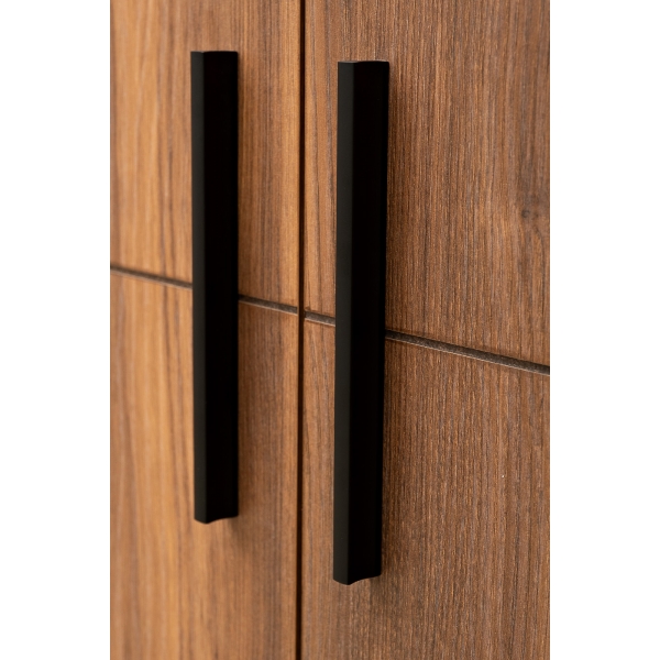 GD-10007-2 Шкаф Alto двухдверный c полками, цвет дуб Барокко, глухой 100*57*228.5см