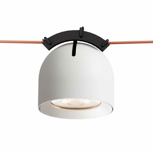 Трековый светодиодный светильник Denkirs Belty Spot DK5540-WH+BK