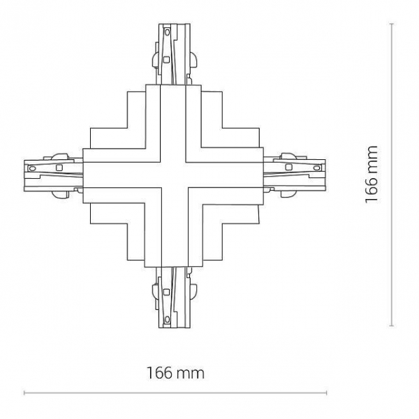 Коннектор X-образный Nowodvorski Ctls Power 8680