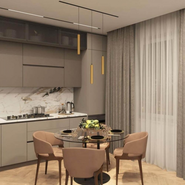 Трековый светодиодный светильник Denkirs Smart Linear DK8005-BK