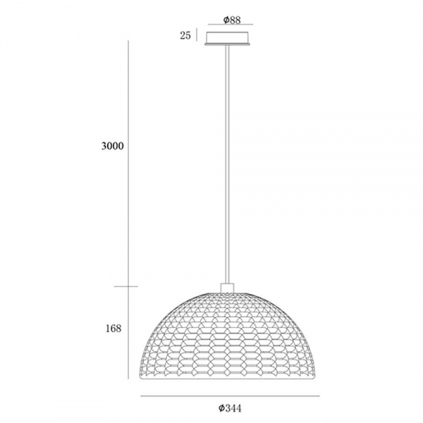 Подвесной светильник Deko-Light Basket 342143