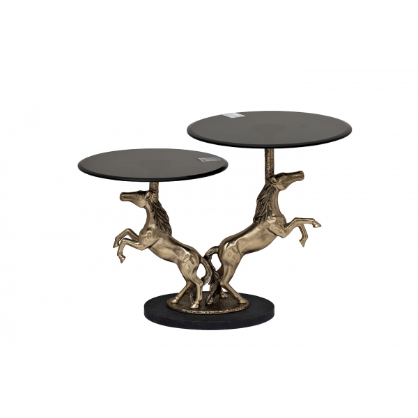 69-22477 Стол журнальный "Horses" 64*27*60см