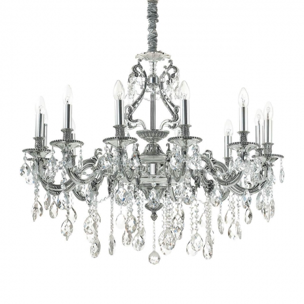 Подвесная люстра Ideal Lux Gioconda SP12 Argento 164953