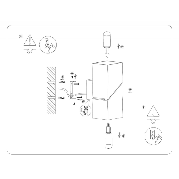 Настенный светильник Ambrella light Wallers Wall FW2474