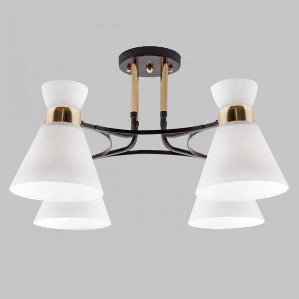 Потолочная люстра IMEX MD.5692-4-S-COFFEE+FGD