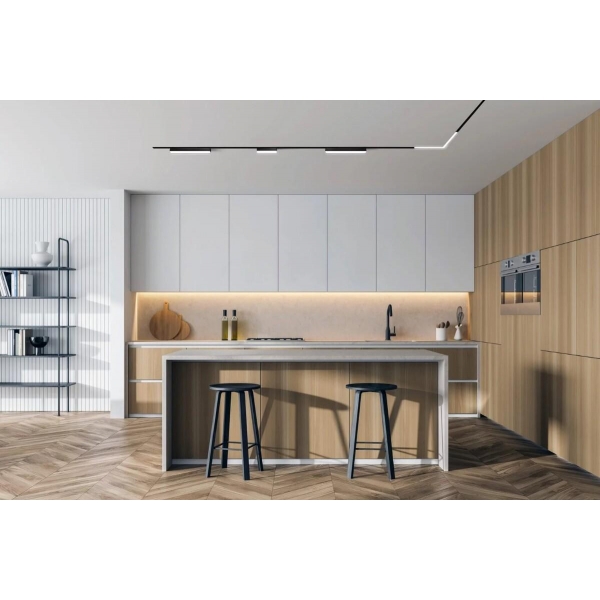 Трековый светодиодный светильник Denkirs Smart Linear DK8018-BK