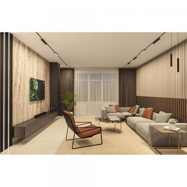 Трековый светодиодный светильник Denkirs Smart Linear DK8018-BK