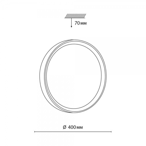Настенно-потолочный светодиодный светильник Sonex Woodi 7603/DL