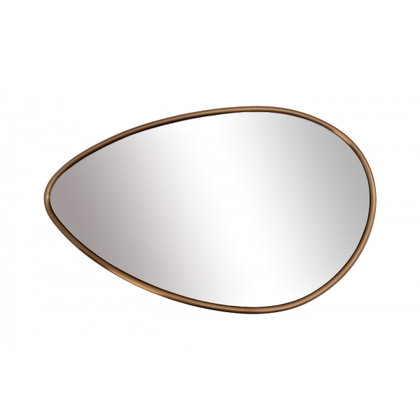 19-OA-9114 Зеркало в металл. раме золотого цвета с подсветкой LED 65*100см