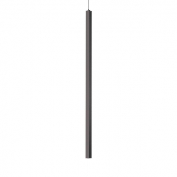 Подвесной светодиодный светильник Ideal Lux Ultrathin D100 Square Nero 194196