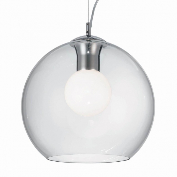 Подвесной светильник Ideal Lux Nemo Sp1 D30 Trasparente 052809