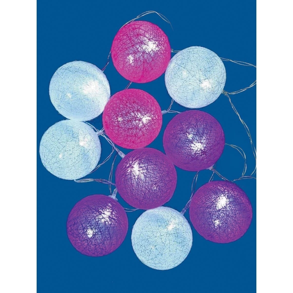 Светодиодная гирлянда Uniel Клубки белый ULD-S0200-010/STB/2AA White IP20 Tangles-1 UL-00007341