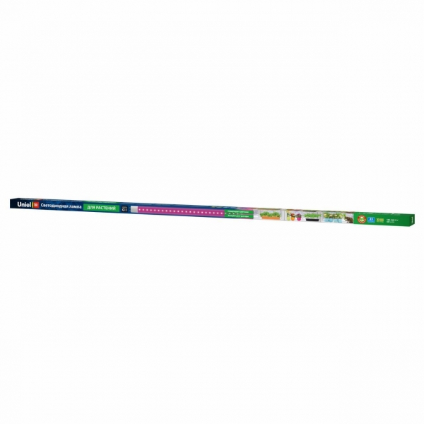 Лампа светодиодная для растений Uniel G13 18W прозрачная LED-T8-18W/SPSB/G13/CL PLP30WH UL-00006698