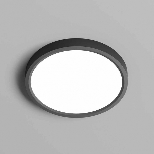 Потолочный светодиодный светильник Denkirs Thin DK6520-BK