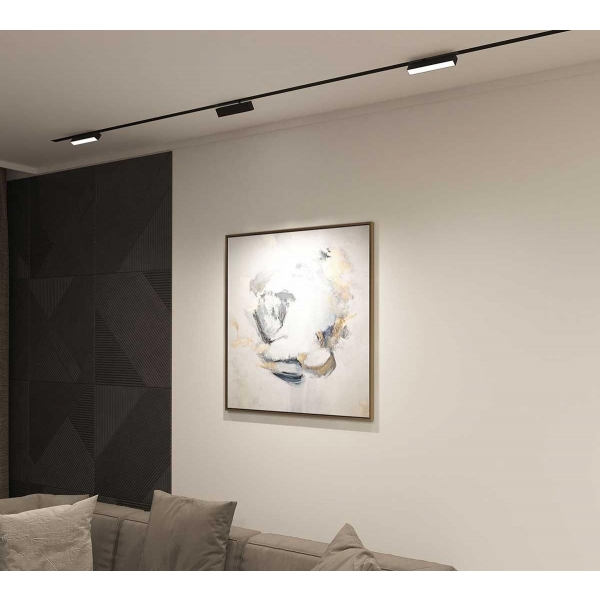 Трековый светодиодный светильник Denkirs Smart Linear DK8009-BK