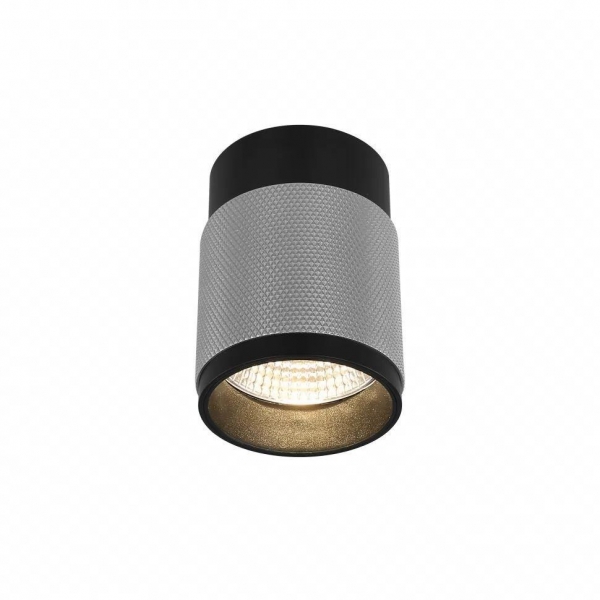 Потолочный светодиодный светильник iLedex Delta 1955-10W-3000K-36 BK+SL