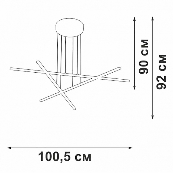 Подвесной светильник Vitaluce V3051-1/3S