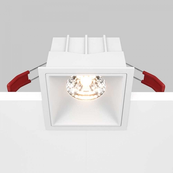 Встраиваемый светильник Maytoni Alfa LED DL043-01-15W3K-D-SQ-W