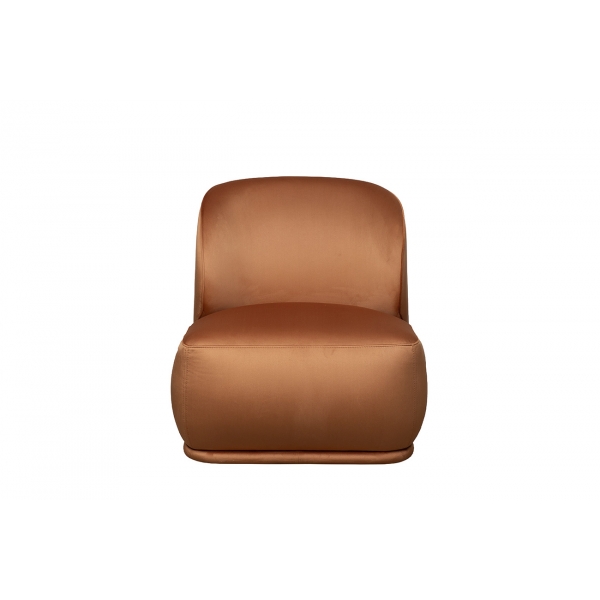 Кресло Capri Basic, велюр терракотовый Colt006-TER 80*90*82см