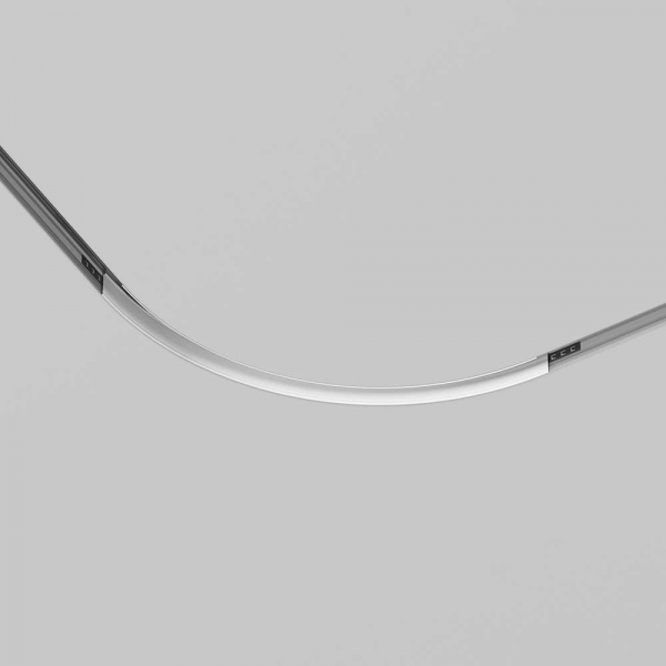 Угловой коннектор для магнитного однофазного трека Maytoni Technical Exility TRA044-angle-W