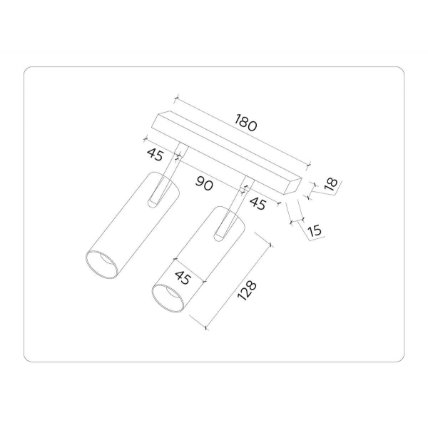 Трековый светодиодный светильник Ambrella light Track System GL3902