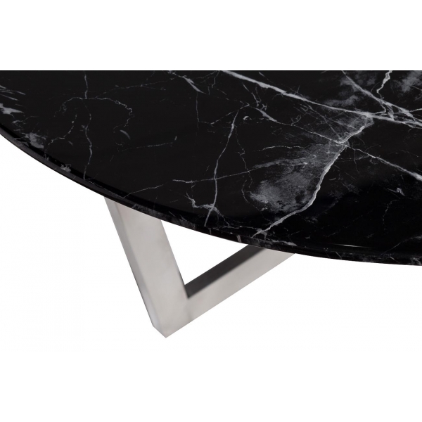 33FS-CT2029-BS Стол журнальный Nero d100х40,6 см