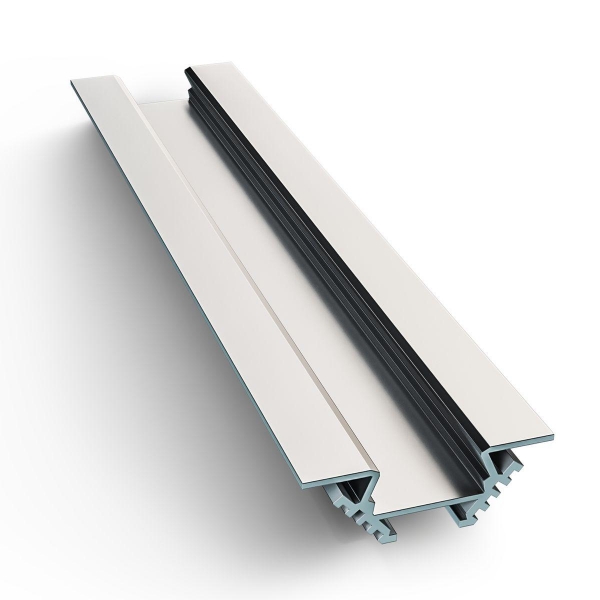 Профиль угловой накладной с рассеивателем серебро 2м. Apeyron 08-03