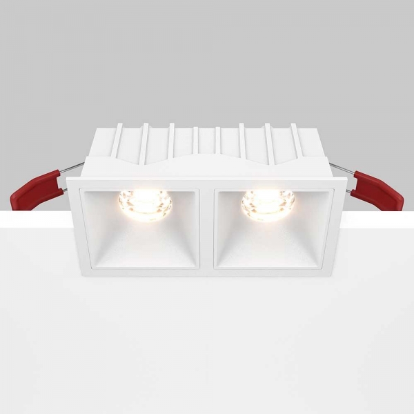 Встраиваемый светильник Maytoni Alfa LED DL043-02-10W3K-D-SQ-W